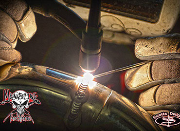 Tig welding - Menacing Fabrication, Photo by Scott's Designs